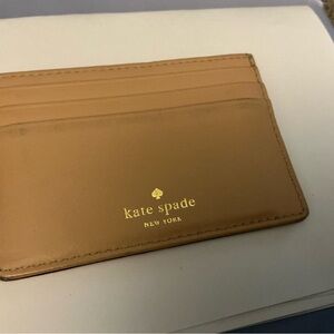 Kate Spade Vibrant Pink Leather card holder.